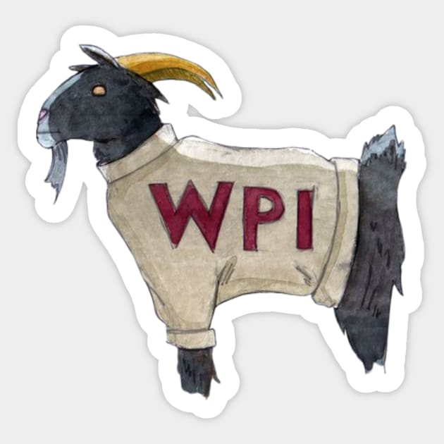 Gompei WPI Sticker by Rosemogo